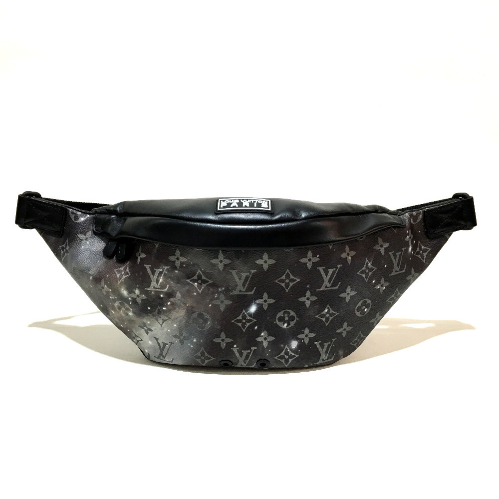 Louis Vuitton Monogram Galaxy Discovery Bum Bag Black Silver